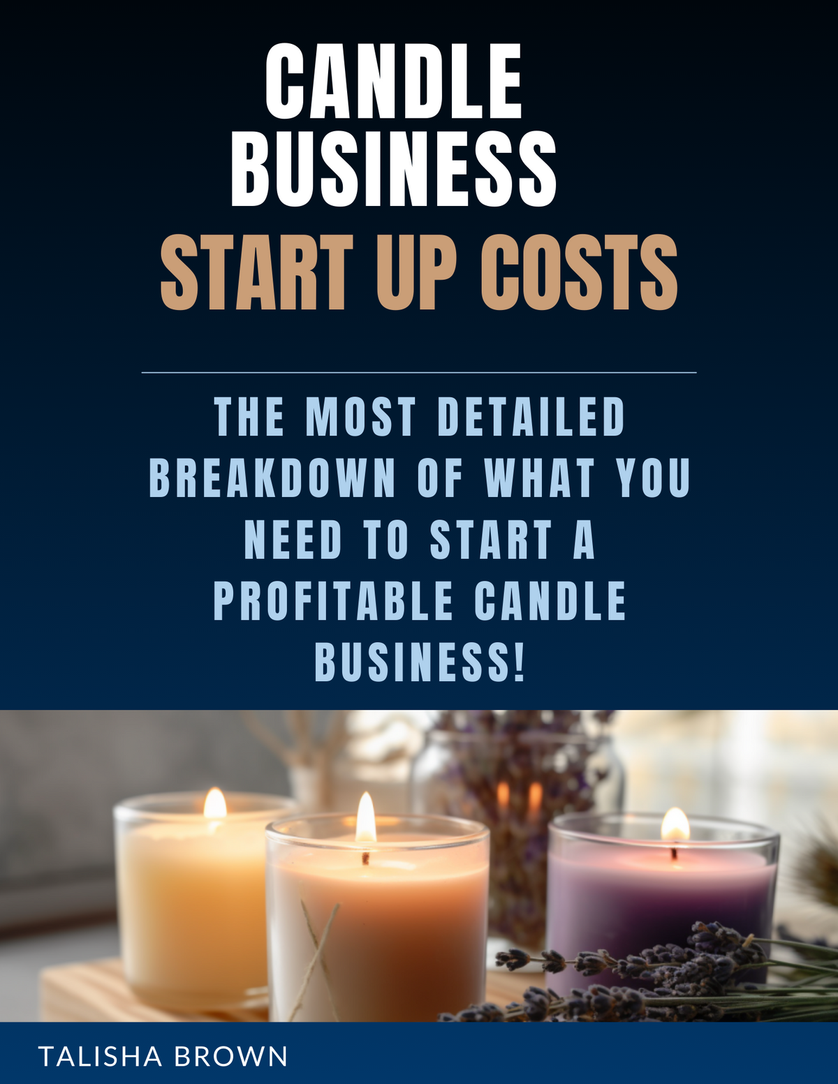 CANDLE BUSINESS START UP COSTS SPREADSHEET