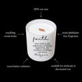 Faith 14 oz Soy Wax Candle *smells like cocoabutter cashmere*