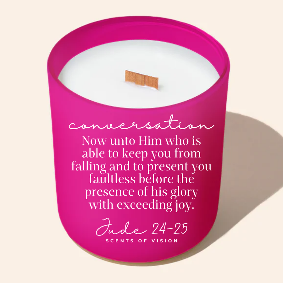 Conversation 14oz Soy Wax Candle *smells like daffodils and honey dew*