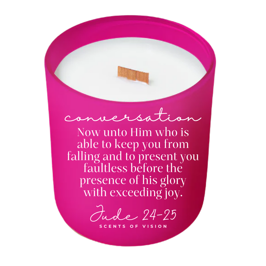 Conversation 14oz Soy Wax Candle *smells like daffodils and honey dew*