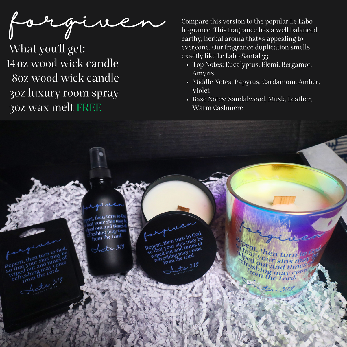 Forgiven Home Fragrance Bundle