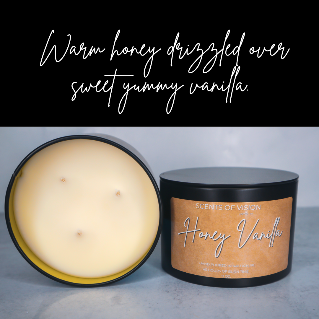 Honey Vanilla 11oz Candle BACK IN STOCK
