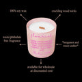 Flourish 14oz Soy Wax Candle *smells like bergamot and sweet amber*