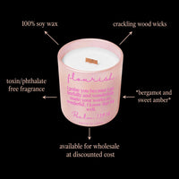 Flourish 14oz Soy Wax Candle *smells like bergamot and sweet amber*