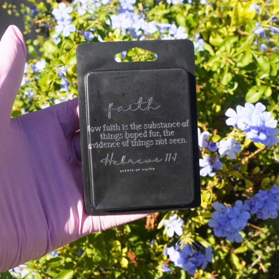 Faith 3oz Luxury Wax Melt Cocobutter Cashmere and Vanilla