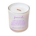 Found Jeremiah 33:3  14 oz 100% Soy Wax Frozen Lake and Cashmere Vanilla