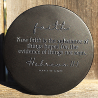 Faith Cocobutter Cashmere and Vanilla 8oz Wood Wick Candle