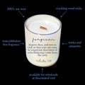 Forgiven 14oz Soy Wax Candle *smells like tonka and amaretto*