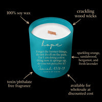 Hope 14oz Soy Wax Candle *smells like dove soap*