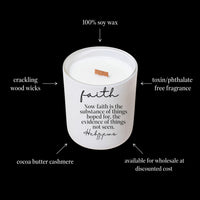 Faith 14 oz Soy Wax Candle *smells like cocoabutter cashmere*