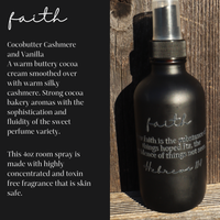 Faith 4oz Cocobutter Cashmere and Vanilla Room Spray