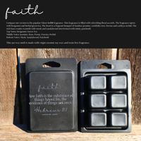 Faith 3oz Luxury Wax Melt Cocobutter Cashmere and Vanilla