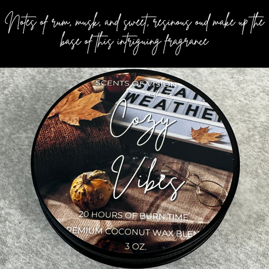 Cozy Vibes 3oz MINI Candle