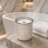Freedom 14 oz Candle *smells like bergamot, amber and mahogany*