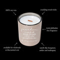 Freedom 14 oz Candle *smells like bergamot, amber and mahogany*